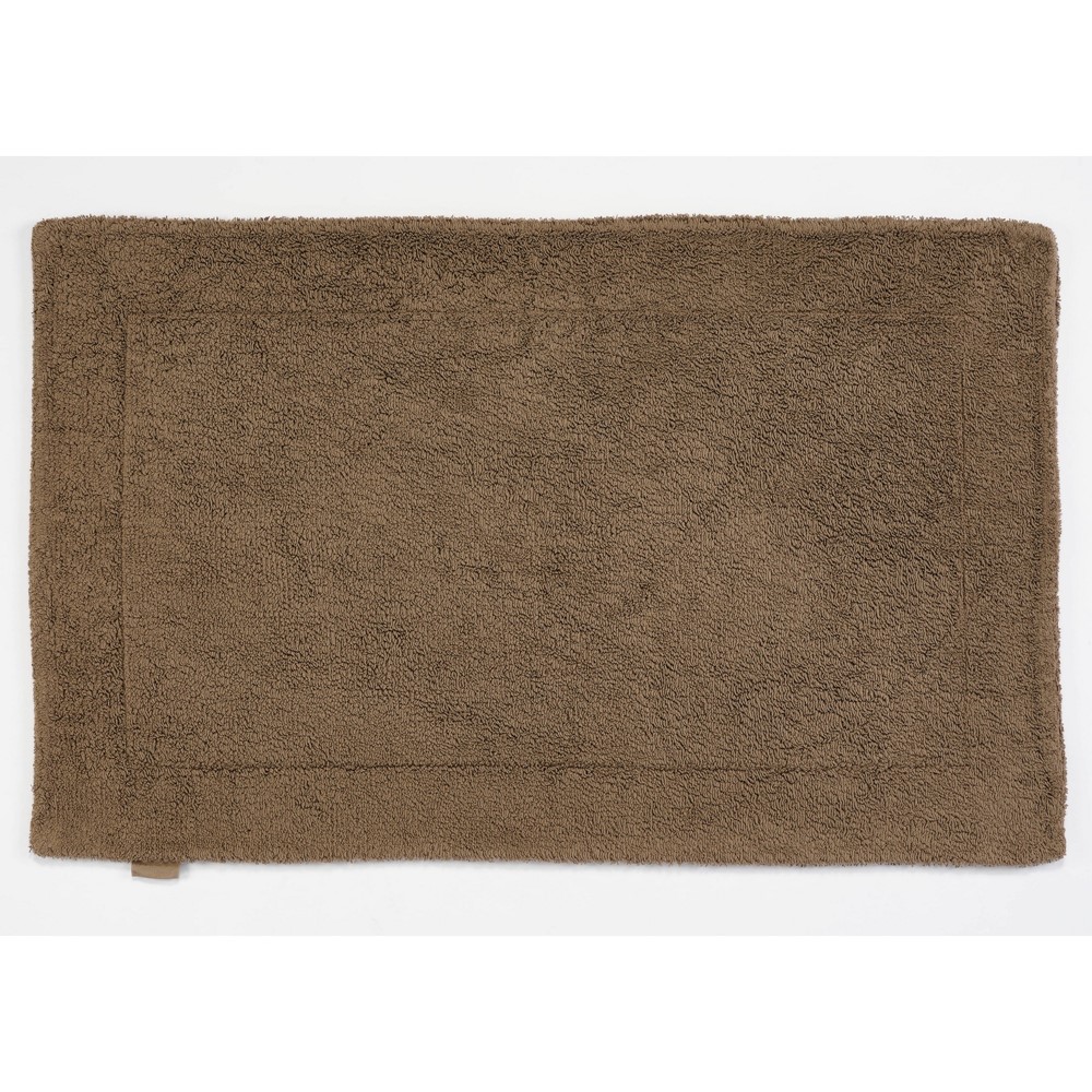 Double Bath Mat 771 by Designer Abyss & Habidecor in Funghi Brown